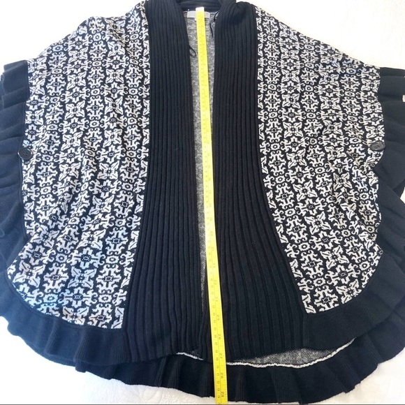 Joseph A. Ruffle Edge Open Front Cadigan - XL - Picture 10 of 10
